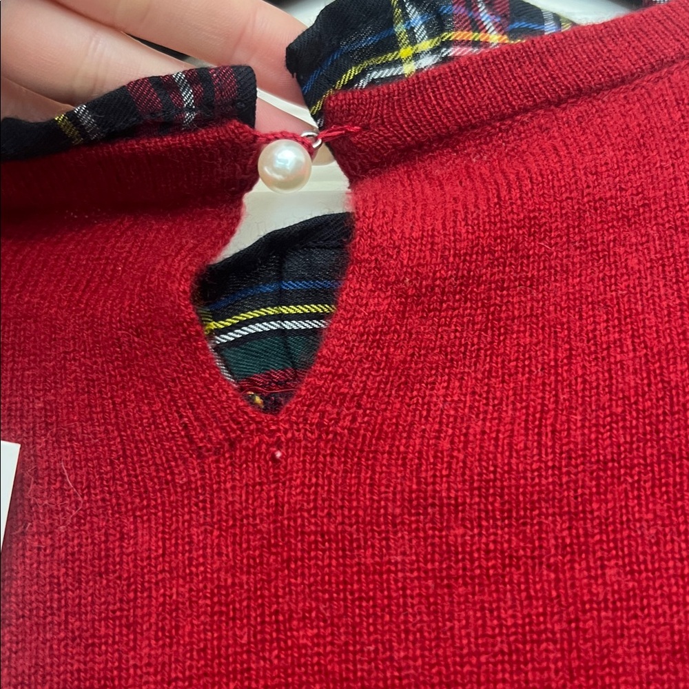 NWT Classic Red Tartan Sweater 🎄 - Picture 4 of 6